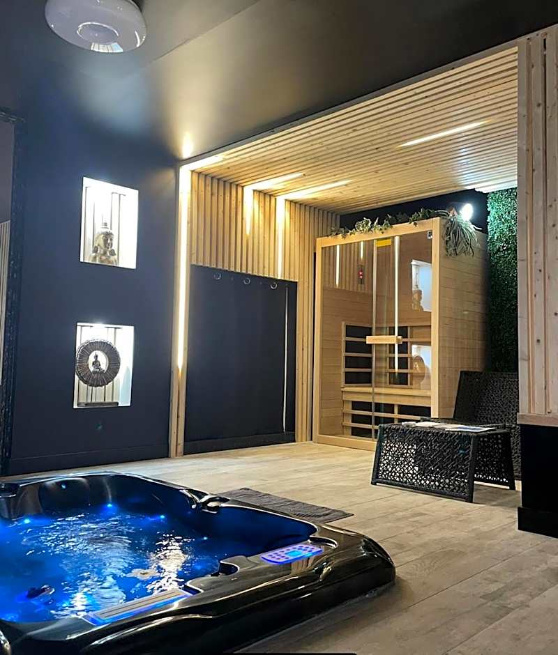 La suite Grenoble spa jacuzzi et sauna privatif