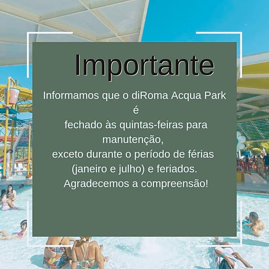 Spazzio diRoma com entrada ao Acquapark Gratuito, Apartamento 840 vista para a Piscina