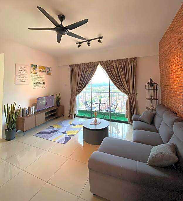 Ipoh Stylish Cozy Stay Meru Casa Kayangan 6Pax 2FreeParking