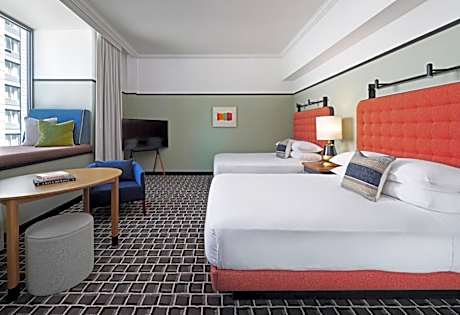 Premium Queen Room with Two Queen Beds and River View
