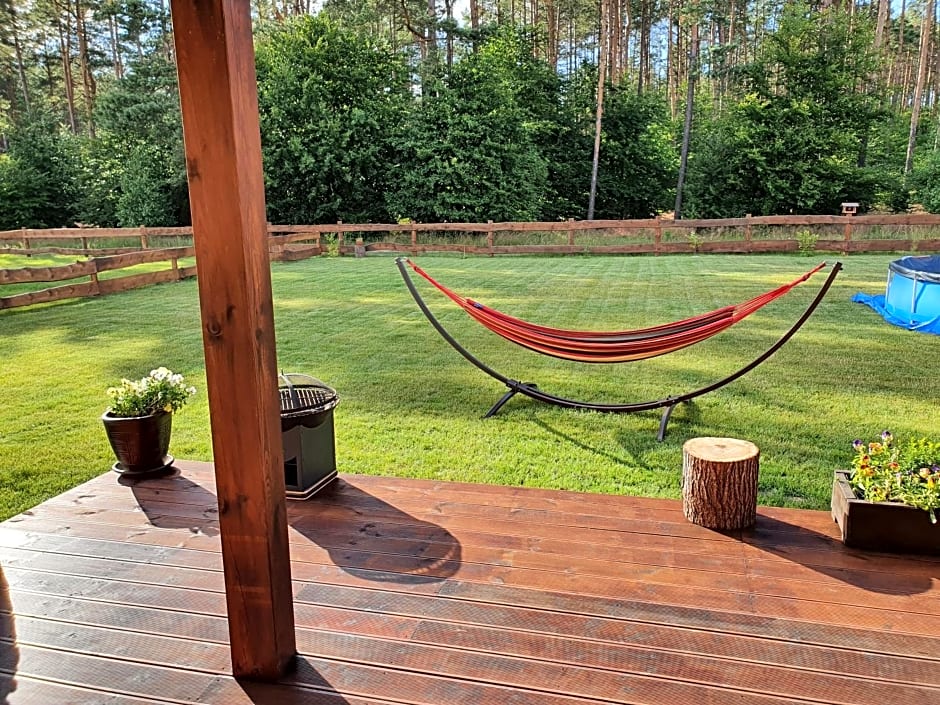 Domek z basenem nad jeziorem Gwiazdy, Ostoja Bukowo, Kaszuby