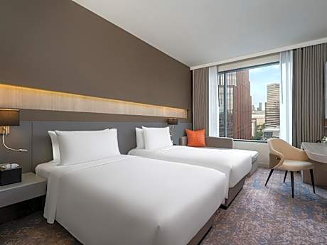 Deluxe Room with 2 single beds, High floor