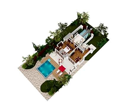 Deluxe Family Beach Pool Villa