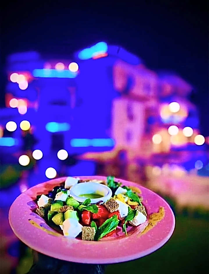 Turquoise Pyramids palace