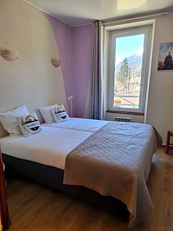 Double ou Twin-Salle de bain privée-Vue sur Montagne-hôtel 2 étoiles