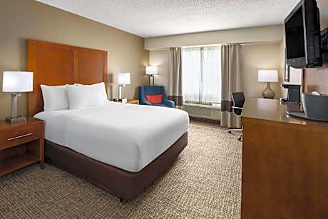 1 Queen Bed, Mobility Accessible Room, Bathtub w/ Grab Bars, Non-Smoking