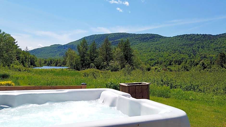 Relax with Mountain Views, Hot tub and Fireplace