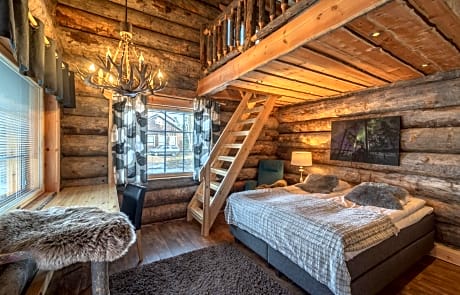 Log Suite with Loft and Sauna