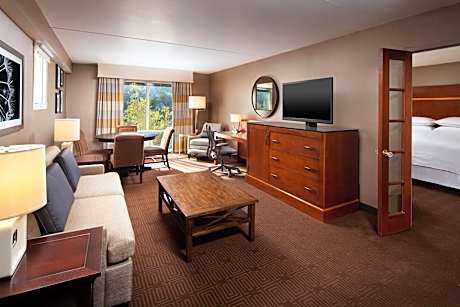 1 Bedroom Executive Suite, 1 King, Sofa bed, Mountain view