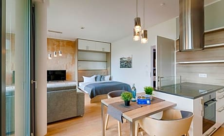 1 Raum Studio Apartment