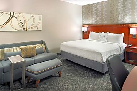 King Room with Sofa Bed and Roll-in Shower - Mobility and Hearing Accessible