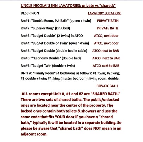 Deluxe Double Room with Shower