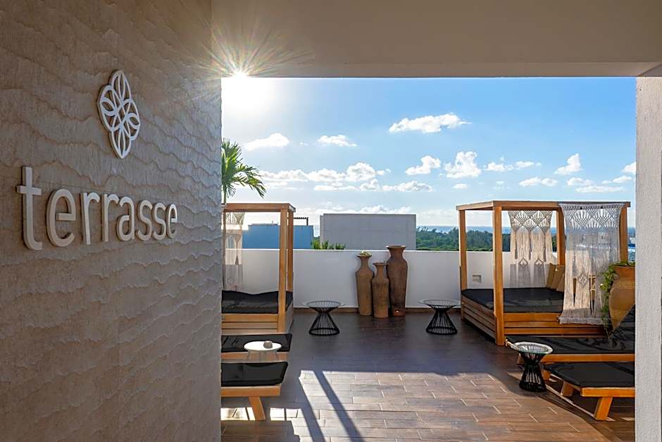 Terrasse Hotel Playa del Carmen