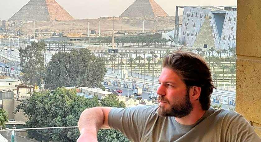 Asia Grand Museum & Pyramids view