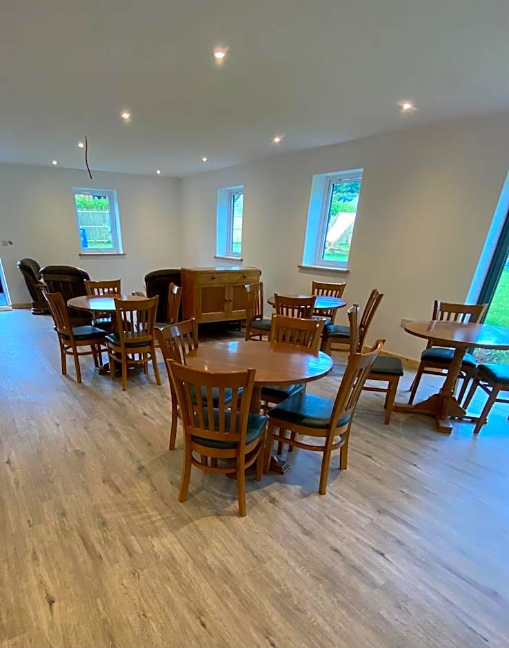 luxury pod with hot tub