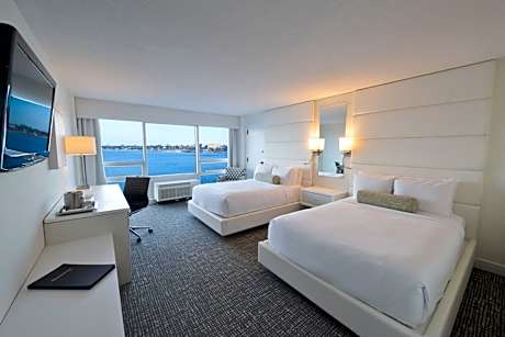 Double Room with Two Double Beds and River View