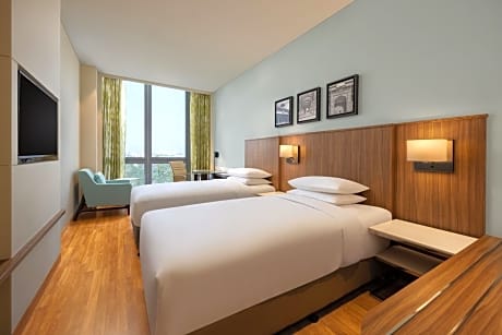 Premium Twin Room with Taj View & 15% discount on food and soft beverages and late check out by 1500 hrs
