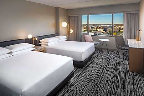 Queen Room with Two Queen Beds and City View