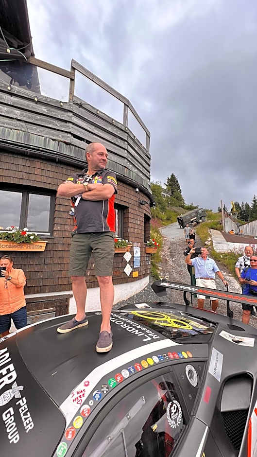 Hocheckhuette On Top of the Kitzbuehel Hahnenkamm Mountain