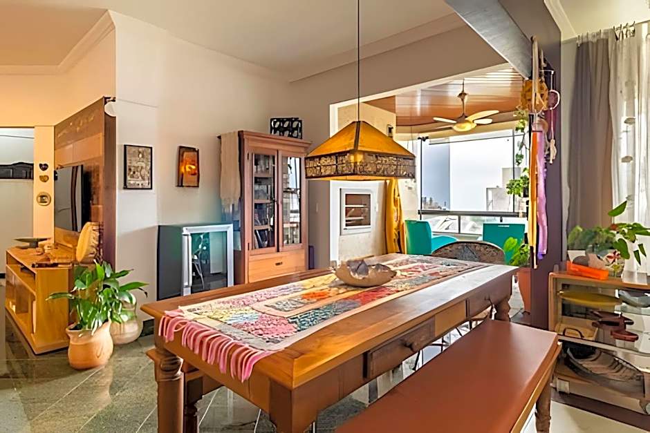 Conforto, Ar Cond., Churrasqueira e Vista Mar