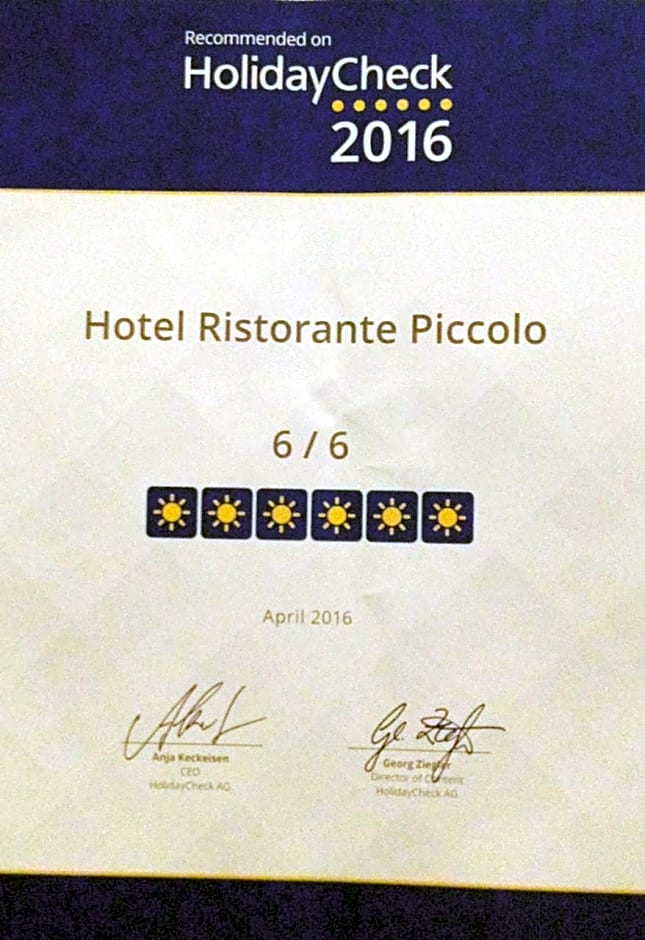 Hotel und Restaurant Piccolo