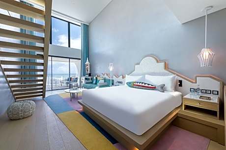 W Suite, 1 Bedroom Suite, 1 King, Ocean view, Balcony, Roof Top Terrace