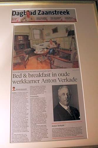 Bed and breakfast De Verkadekamer