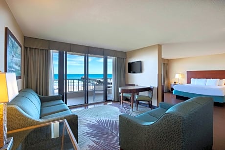 1 King Bed and 2 Sofa Beds Deluxe Suite Ocean View