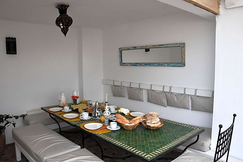 RIAD DAR ASSALAMA Terrasse Vue Mer