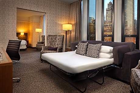 Studio King Suite, 1 Bedroom Studio Suite, 1 King, Sofa bed, City view