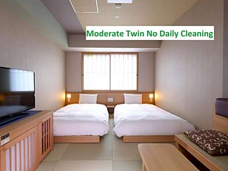 Moderate Twin Room - No Daily Cleaning