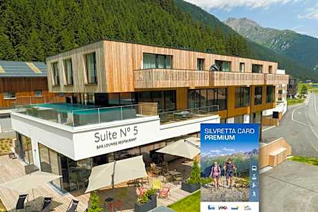 All-Suite Resort Paznaun Silvretta Premium Card Ende Juni bis Anfang Oktober inkludiert