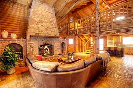 Log Cabin on the Stream