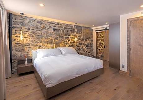 Queen-bed studio with sofa-bed, semi-basement - MK053