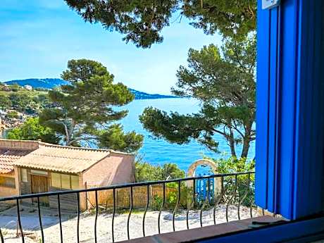 Maison bord de mer vue exceptionnelle avec accès privé