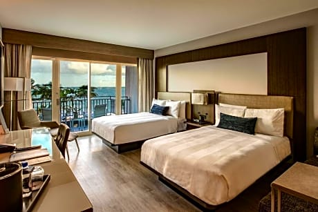 Ocean View Room with  Two Double Beds, Cabana Wing