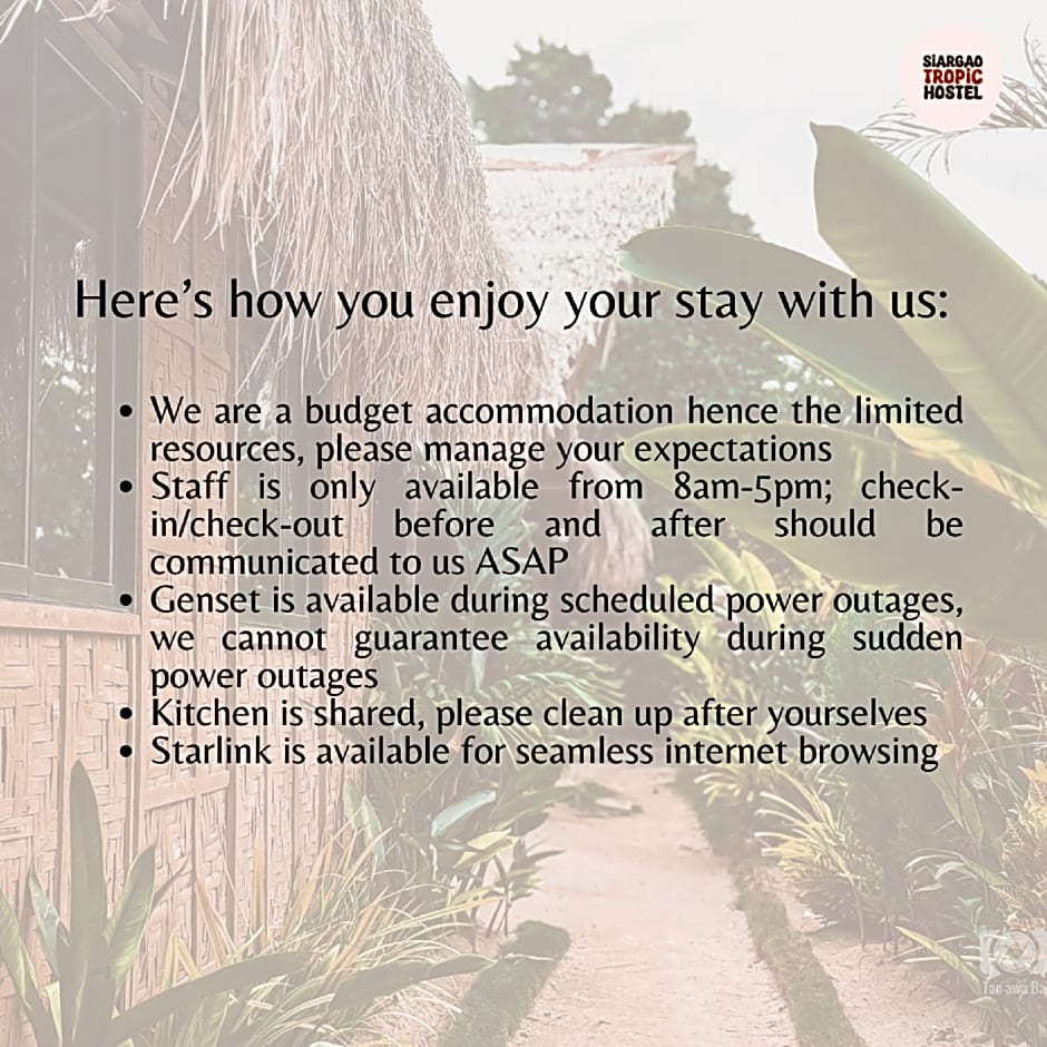 Siargao Tropic Hostel