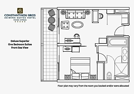 Deluxe Superior One Bedroom Suite Front Sea View