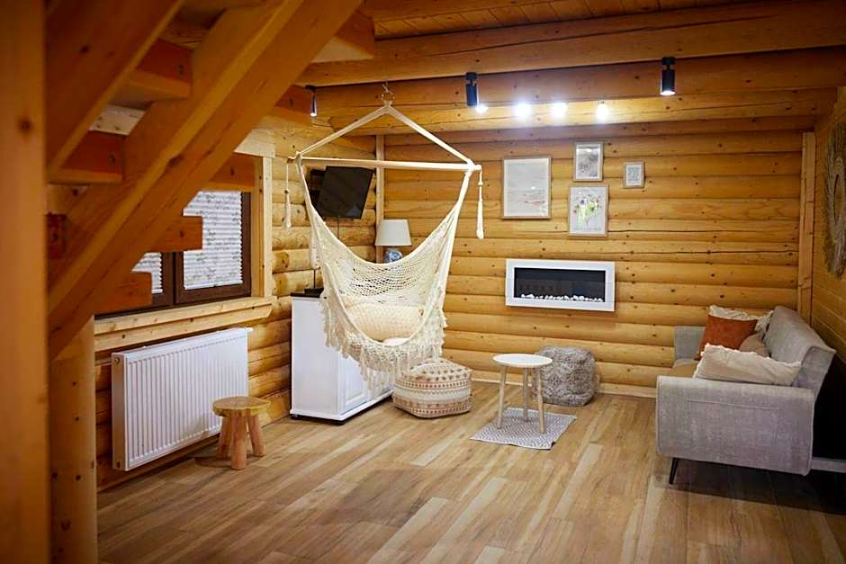 Domy z Bala - Domki ogrzewane - JACUZZI, SAUNA, lody, popcorn, ryba wedzona i ognisko w cenie!