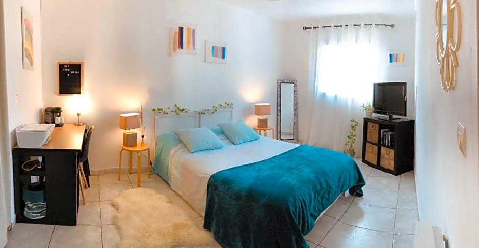 Chambre dans villa Montpellier à 15mn des plages