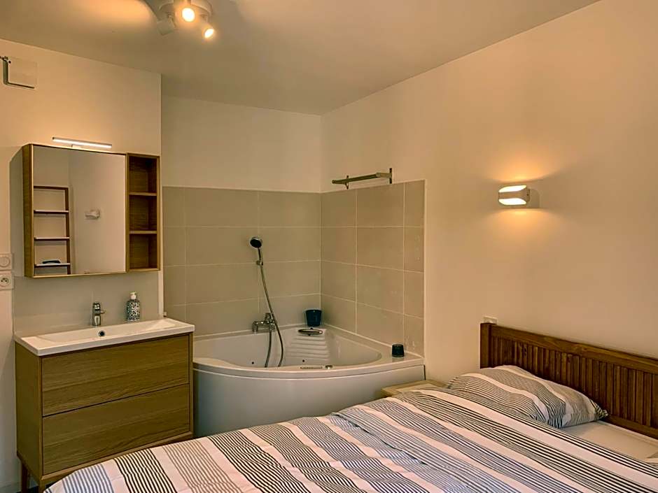 LA BADINE 5p Plage piscine clim jacuzzi parc luxuriant