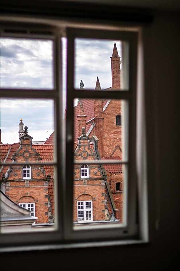 Baltic Gdańsk Old Town by St Mary's Church