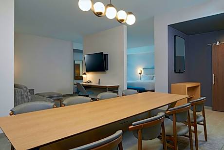 One-Bedroom King Suite with Private Patio and Sofa Bed