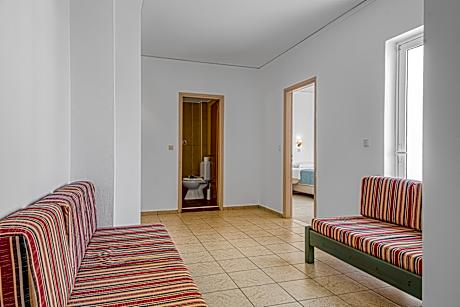 One Bedroom Triple Apartment with Side Sea View