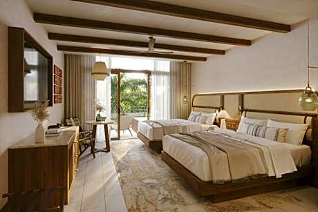 Junior Suite, 2 Queen, Resort view