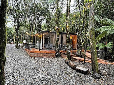 Alpes Canela chales em meio a natureza