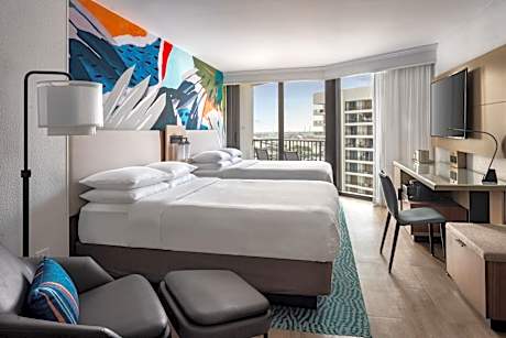 Double Room with Two Double Beds High Floor