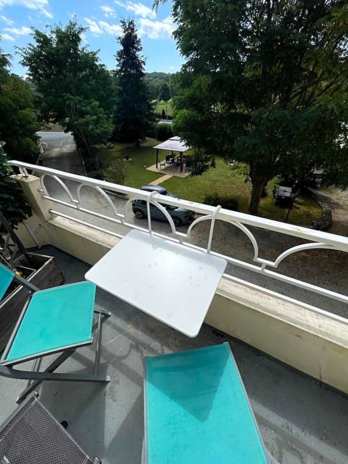 Vue du Château chambres en toute autonomie