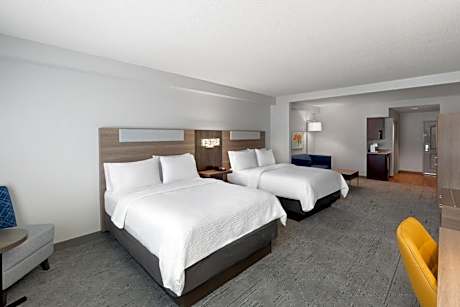 Queen Suite with Two Queen Beds and Sofa Bed