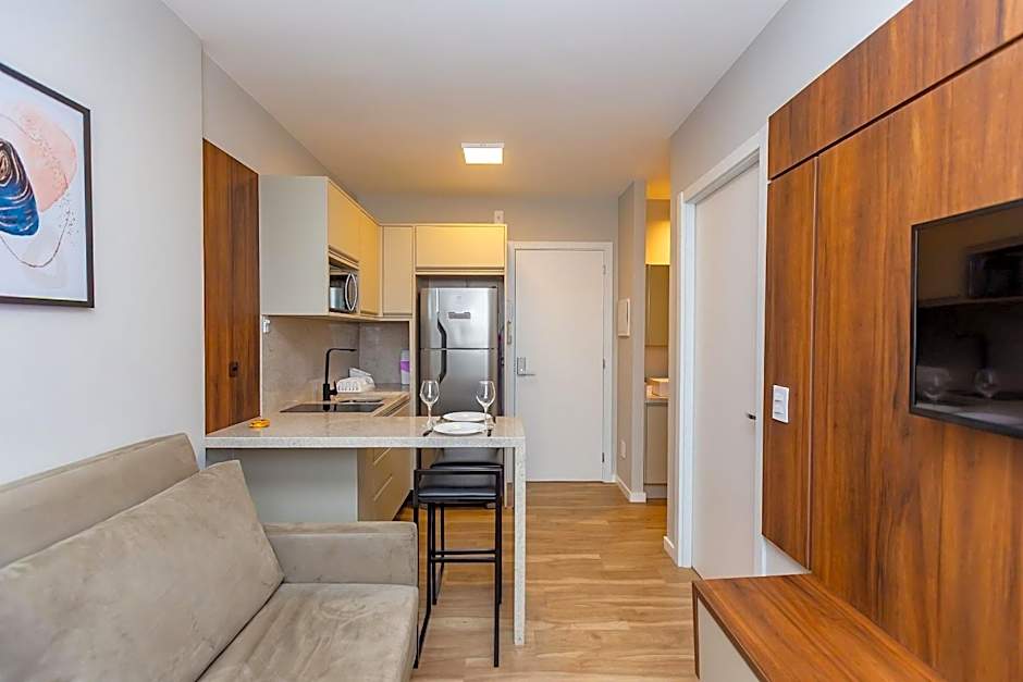 Apto confortável Centro/Batel